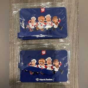 Set Of 2 Washington Nationals Harris Teeter Luggage Tags